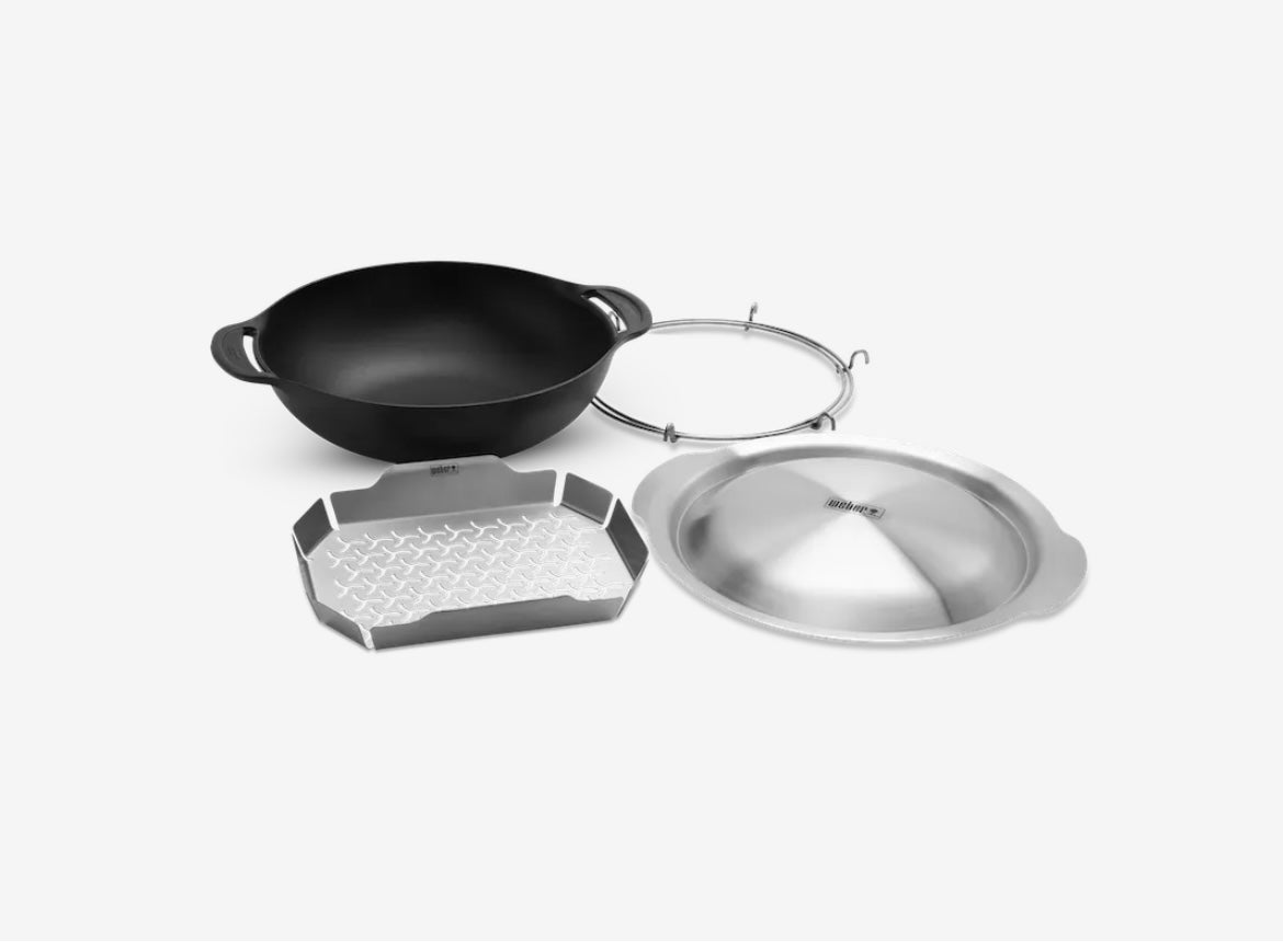 Weber Crafted Wok & Steamer – bbqbarnarlington