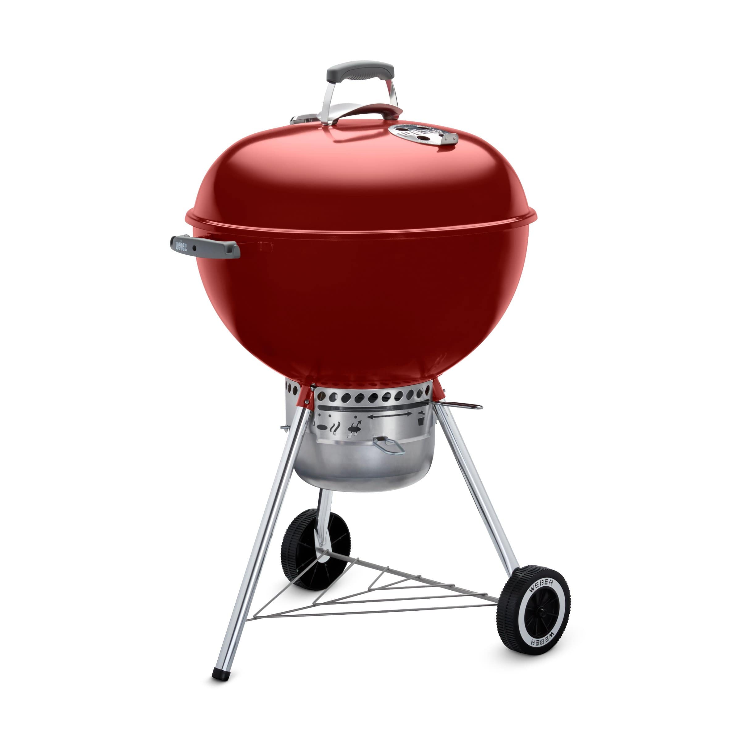 charcoal bbq weber 22-inch original kettle grill outdoor Premium Grill, 22-Inch, Black with BuiltIn Thermometer, Heat Control Dampers & OneTouch Cleaning System : Patio, Lawn & Garden lasting performance thanks to its porcelain Weber Original Kettle Premium 22