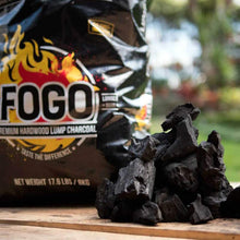 Load image into Gallery viewer, FOGO Premium Lump Charcoal Black Bag