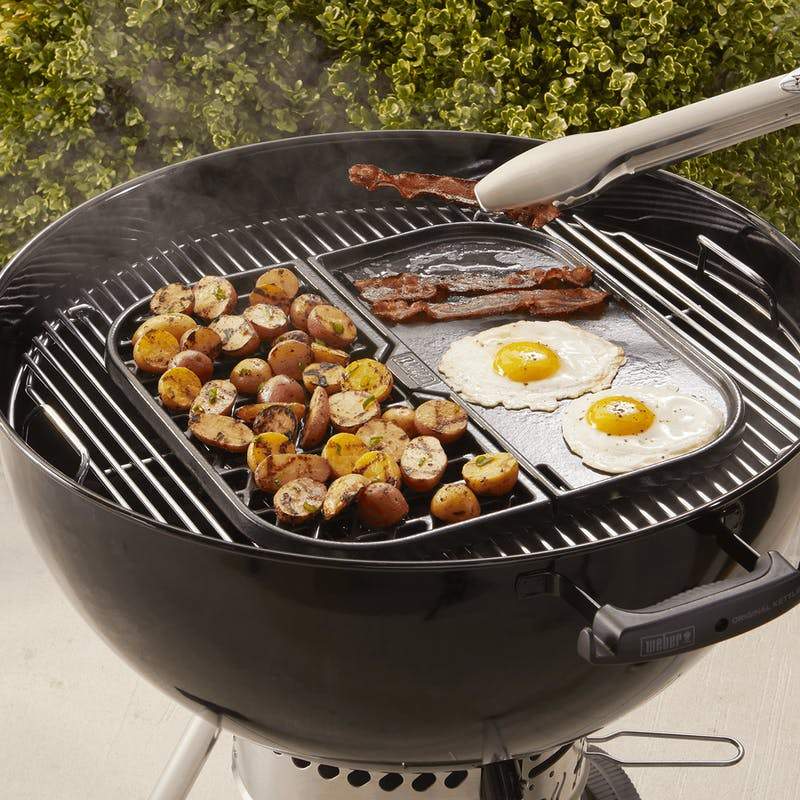 Weber Grill and Griddle Station Gourmet BBQ System