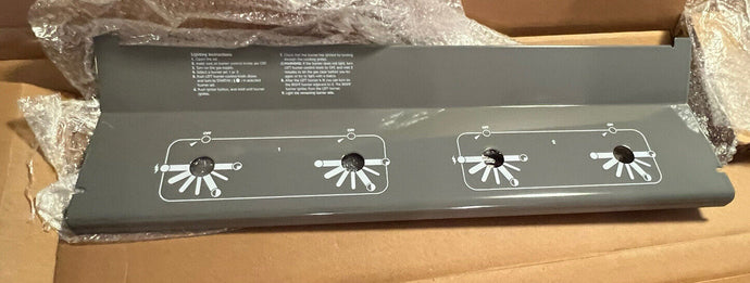Weber Summit Platinum Control Panel