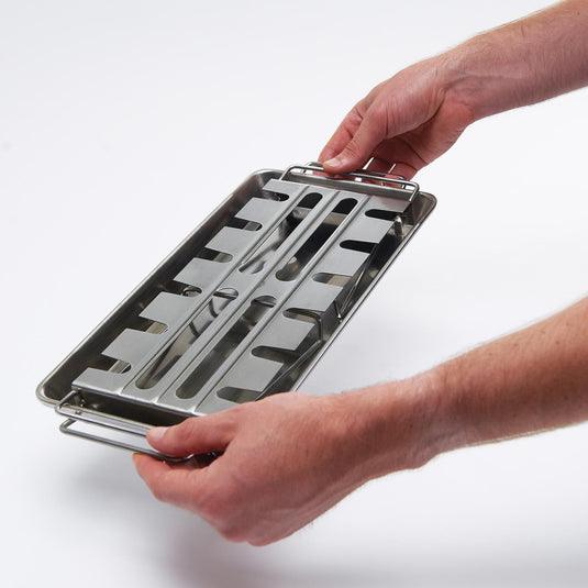Using A Wingette Rack Stainless Steel Chicken Wing Rack – bbqbarnarlington