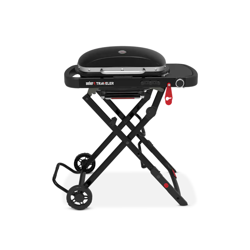 Load image into Gallery viewer, Weber Traveler® Compact Portable Gas Grill
