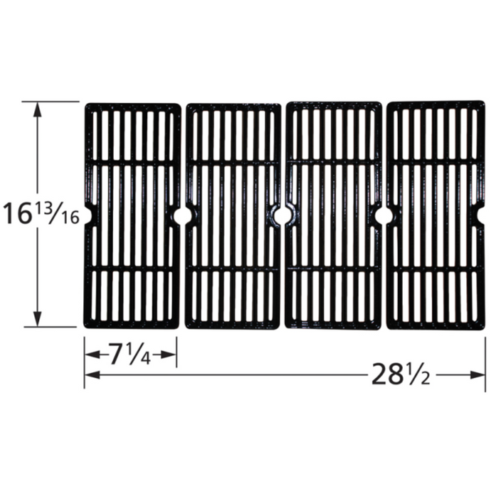 Char-broil Gloss Cast Iron Cooking Grids