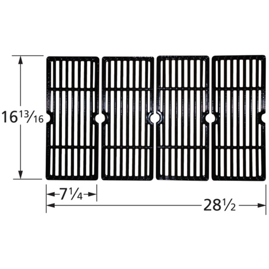Char-broil Gloss Cast Iron Cooking Grids