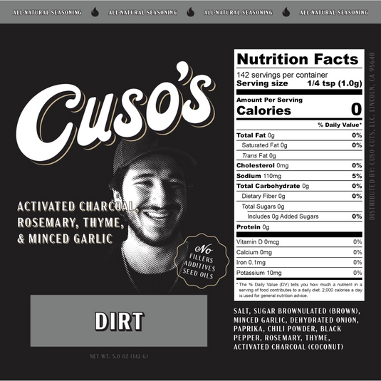 Cuso’s Dirt® Seasoning