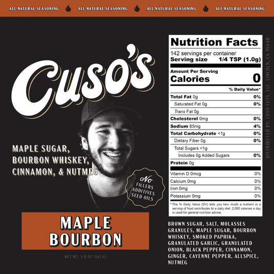 Cuso's Maple Bourbon BBQ RUb