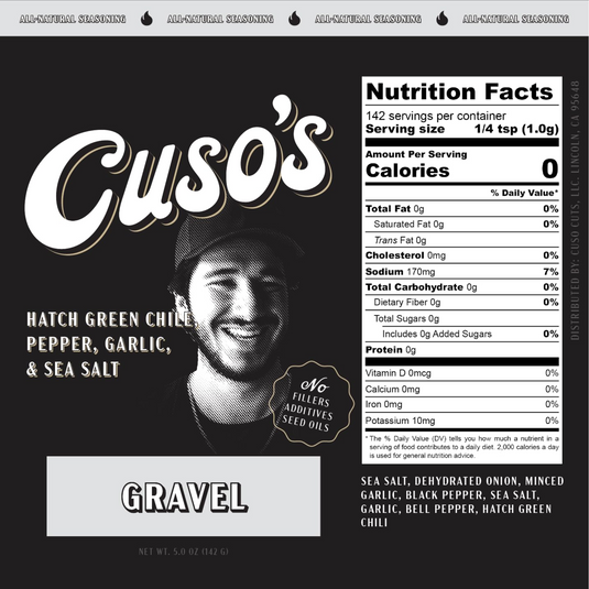 Cuso's Gravel Seasoning