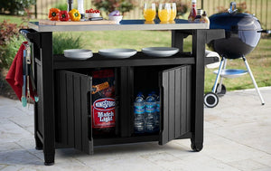 Outdoor Grill Cart with Storage