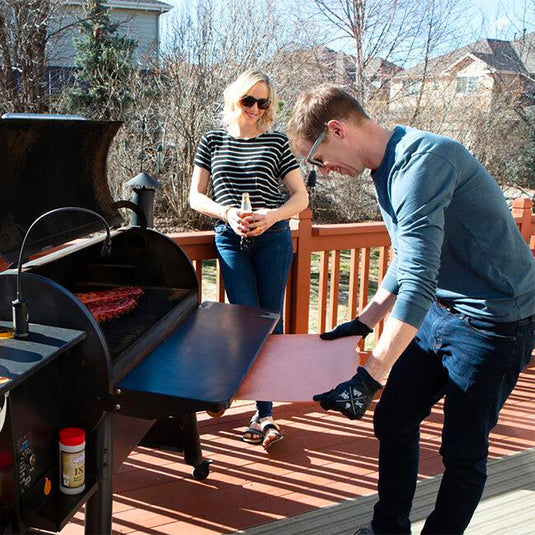 Drip EZ Magnetic Pellet Grill Butcher Paper & Paper Towel Holder/Dispenser - Fits Most Pellet Grills