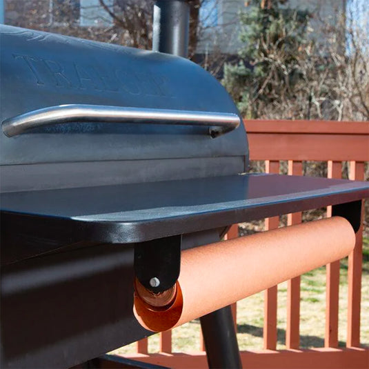 Drip EZ Magnetic Pellet Grill Butcher Paper & Paper Towel Holder/Dispenser - Fits Most Pellet Grills