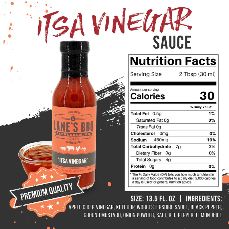 Load image into Gallery viewer, Lane&#39;s &#39;Itsa Vinegar&#39; BBQ Sauce
