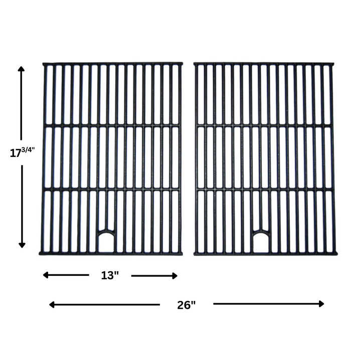 North American Outdoors Matte Cast Iron Cooking Grids