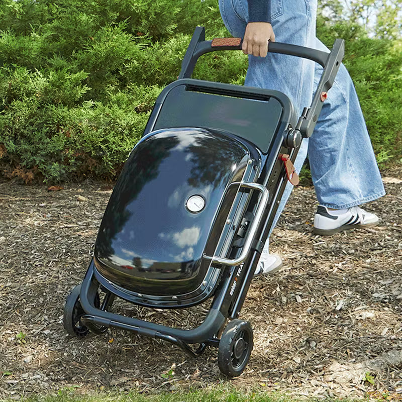 Load image into Gallery viewer, WEBER TRAVELER® COMPACT Portable Gas Grill
