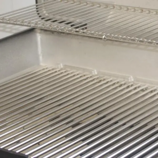MHP TJK Natural Gas Grill with Stainless Steel Grids, a Stainless Steel Column, 2 Wheels & Feet