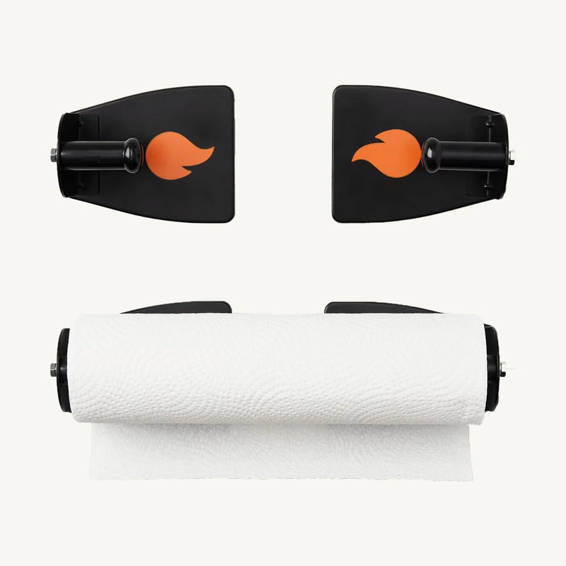 Load image into Gallery viewer, Drip EZ Magnetic Pellet Grill Butcher Paper &amp; Paper Towel Holder/Dispenser - Fits Most Pellet Grills
