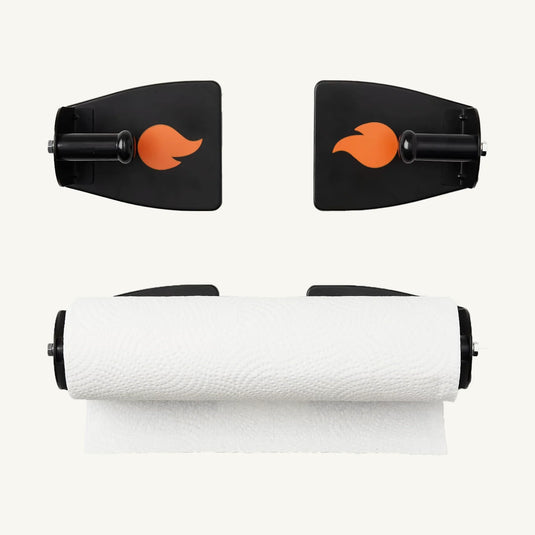 Drip EZ Magnetic Pellet Grill Butcher Paper & Paper Towel Holder/Dispenser - Fits Most Pellet Grills