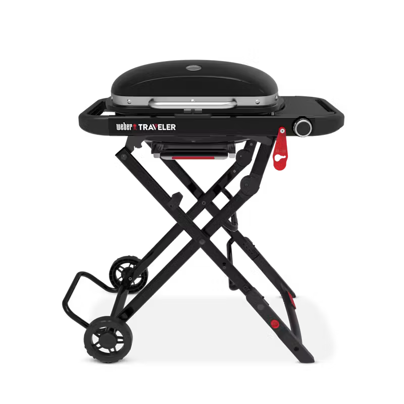 Load image into Gallery viewer, WEBER TRAVELER® COMPACT Portable Gas Grill
