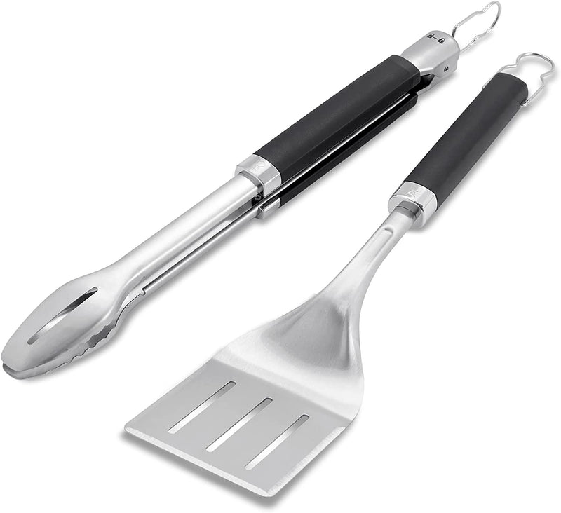 Load image into Gallery viewer, Weber Precision Grill Tongs &amp; Spatula
