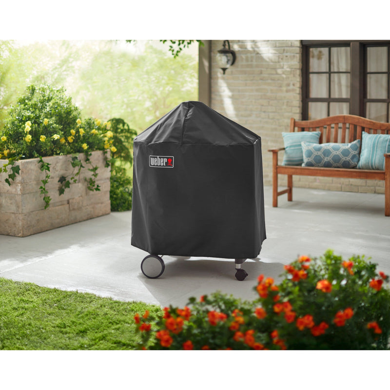 Load image into Gallery viewer, Performer Charcoal Grill Cover with Folding shelf
