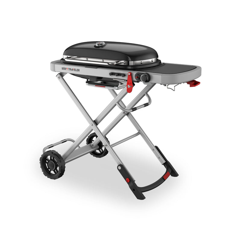 Load image into Gallery viewer, Weber Traveler Portable Gas Grill
