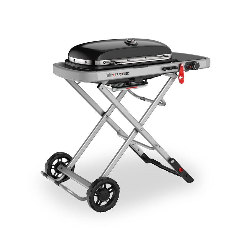 Load image into Gallery viewer, Weber Traveler Portable Gas Grill
