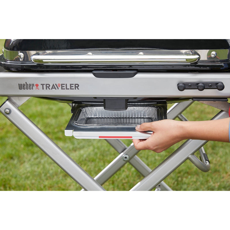 Load image into Gallery viewer, Weber Traveler Portable Gas Grill
