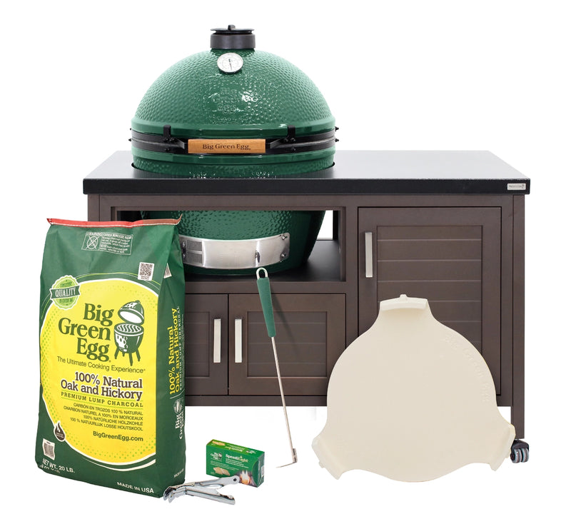 Load image into Gallery viewer, XL Big Green Egg Modern Farmhouse Table Package
