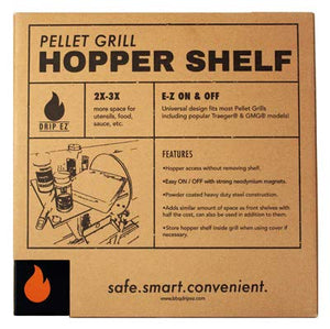 Pellet Grill Hopper Shelf